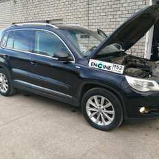 Volkswagen Tiguan на водородной очистке двигателя Volkswagen Tiguan проходит водородную очистку двигателя